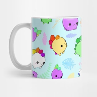 Chubby Dinos Pattern Mug